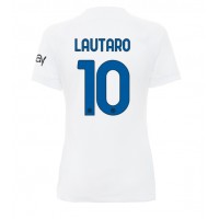 Inter Milan Lautaro Martinez #10 Udebanetrøje Dame 2023-24 Kortærmet